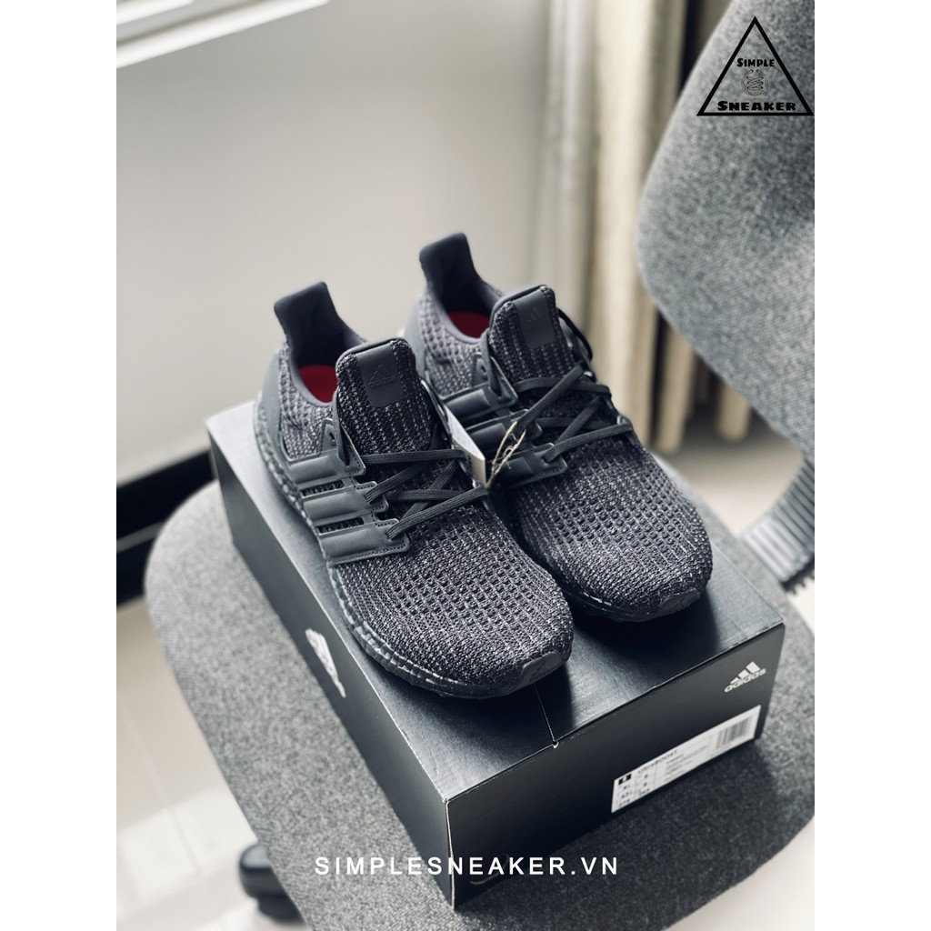 Giày Thể Thao Nam Adidas 🔴FREESHIP🔴 Giày Chạy Bộ Adidas Chính Hãng - Adidas Ultraboost 4.0 DNA Triple Black Chuẩn Auth