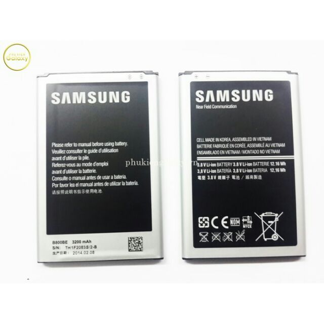 Pin cho điện thoại Galaxy Note 3 (Hàng sịn chính hãng Samsung)