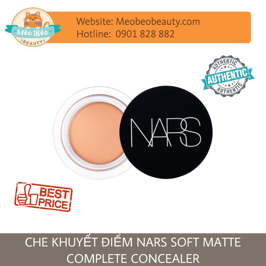 Kem Che Khuyết Điểm Nars Soft Matte Complete Concealer