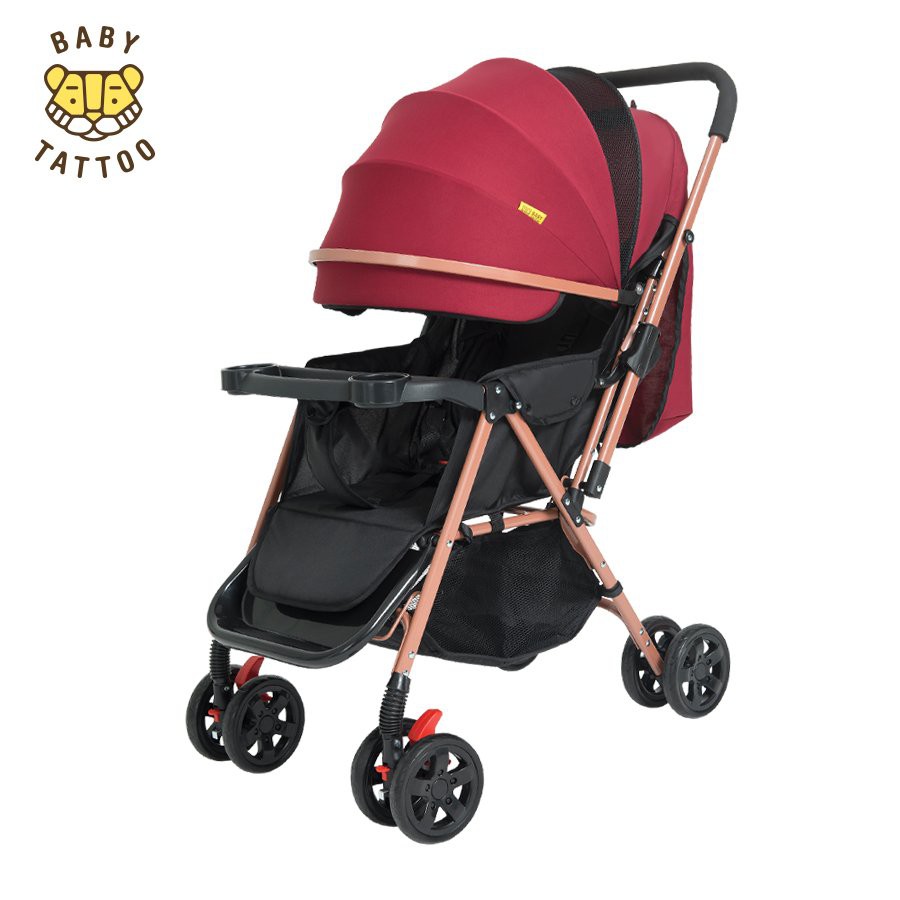 BABY TATTOO Xe Đẩy Duke 2 Chiều Tiện Lợi, Trọng Lượng 5.6kg