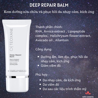Kem dưỡng ẩm Teoxane Deep Repair Balm - Kem dưỡng phục hồi da nhạy cảm, kích ứng