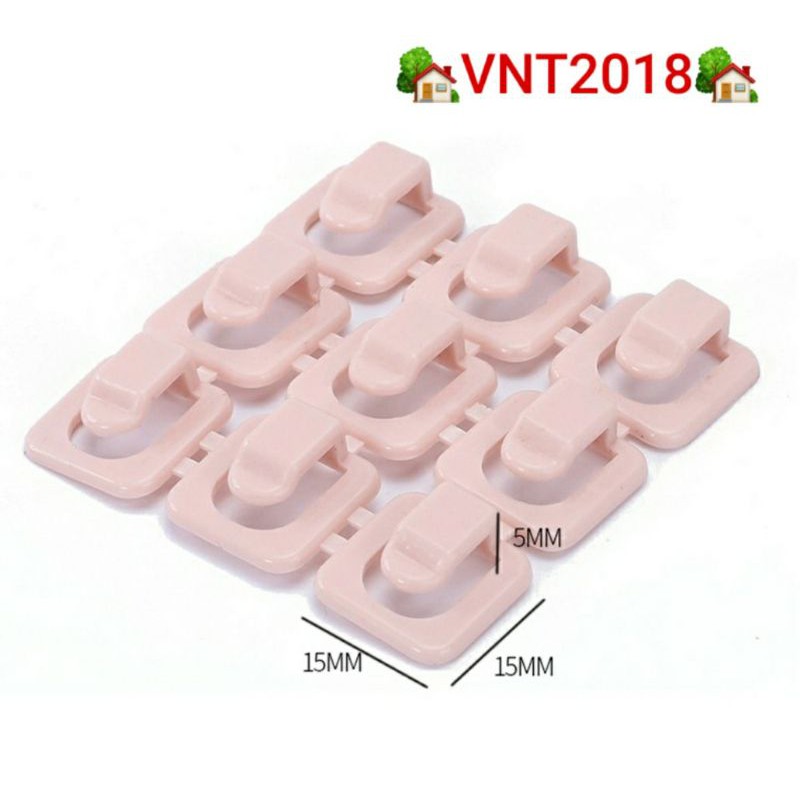 Kẹp giữ dây cáp loại dẹp 15x15x5mm