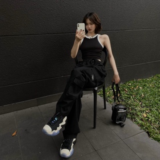Degrey Cargo Pants Black - DCPB