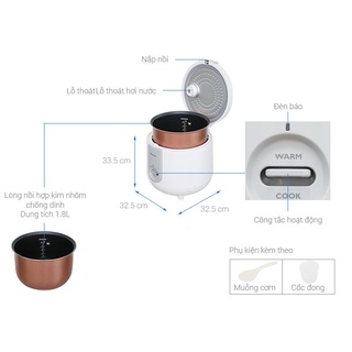 Nồi cơm điện 1L8 PHILIPS