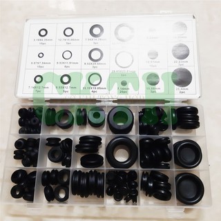 Vòng Đệm Cao Su nhiều kích cỡ đa dạng, Bộ Vòng Đệm Cao Su 125 PC vòng đệm cao su có rãnh