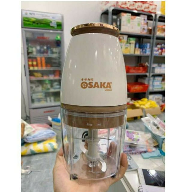Máy Xay Sinh Tố Đa Năng OSAKA Nắp Đồng - Xay Sinh Tố, Xay Thịt, Xay Mọi Loại Thực Phẩm, Nhỏ Gọn, Mạnh Mẽ, Tiện Dụng