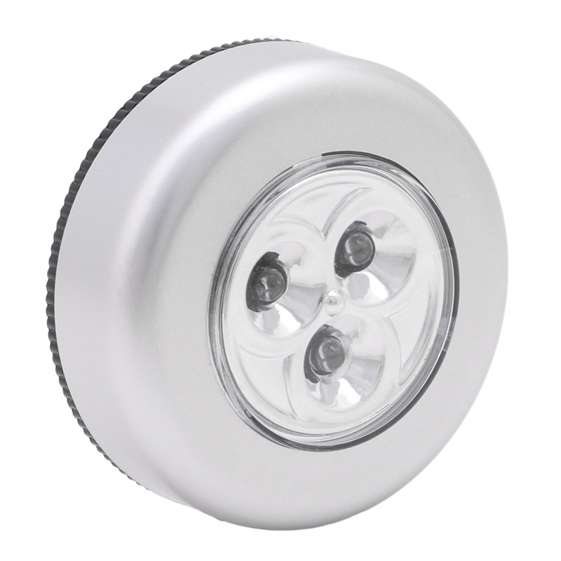 Đèn Led 3 Bóng Cảm Ứng Gắn Tường / Xe Hơi / Cắm Trại Sử Dụng Pin