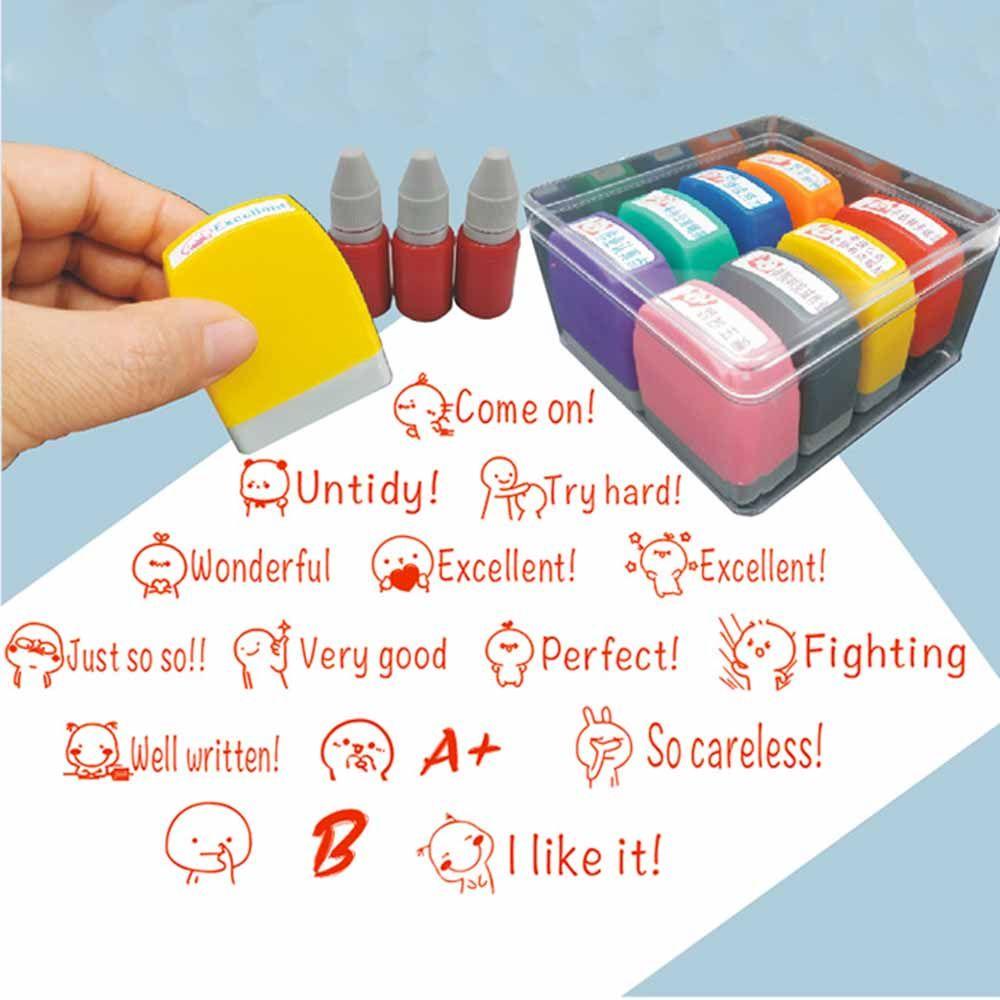PEARLVN Con Dấu Hoạt Hình Dạy Học Cho Bé