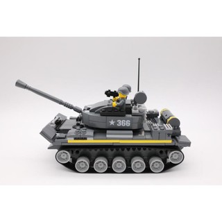 LEGO Xe Tăng, Ghép Hình Xe Bọc Thép, Xe Quân Sự, Bé Trai, 360 Chi Tiết. 126sp
