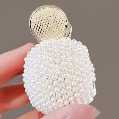Kẹp tóc đuôi ngựa Haimeikang bằng kim loại đính đá phong cách Hàn Quốc