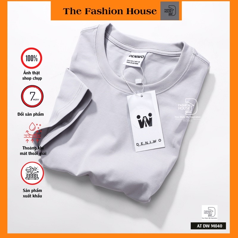 Áo thun nam trơn áo phông nam đẹp trơn basic cotton thoáng mát The Fashion House DENIWO 2021 | BigBuy360 - bigbuy360.vn