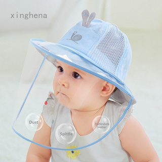Mũ Tai Bèo Kèm Mặt Nạ Che Mặt Bảo Vệ Chống Giọt Bắn Dành Cho Bé