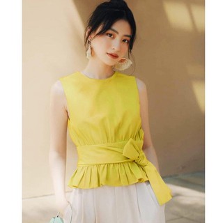Áo kiểu peplum nhấn eo sang trọng - nhiều size form dáng chuẩn dễ mặc đi làm, dạo phố