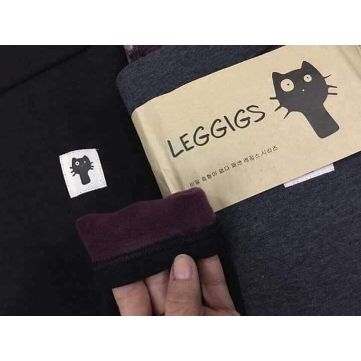 QUẦN LEGGING MÈO LÓT LÔNG