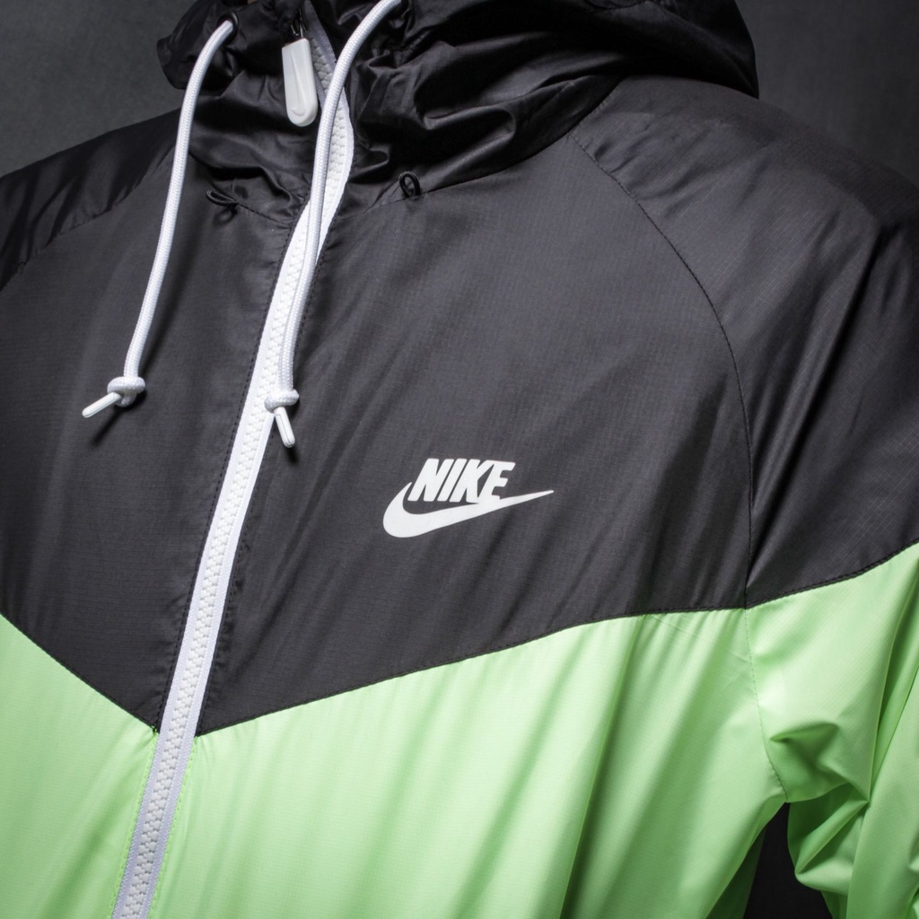 NIKE - Áo khoác thể thao nam nữ Nike Sportswear Men's Windrunner Jacket - Neon/Đen
