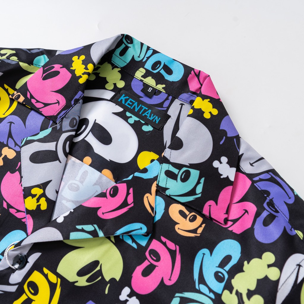 Sơ mi tay ngắn KENTA họa tiết SMN0072
