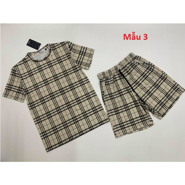 Bộ Quần Áo Cộc Tay Chất Cotton Dày Dặn Họa Tiết Cực Đẹp, Đồ Bộ Mặc Hè Siêu Mềm Siêu Mát - AF4