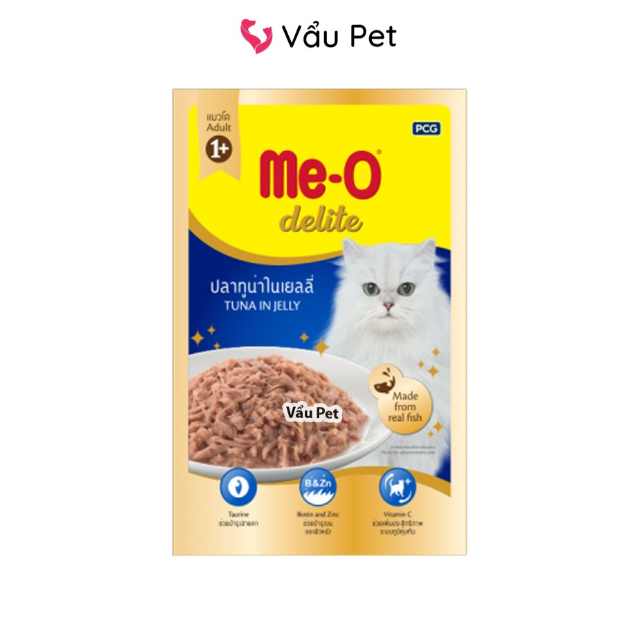 Pate mèo Me-O Delite 70g - Pate cho mèo trưởng thành đầy đủ dinh dưỡng Vẩu Pet Shop