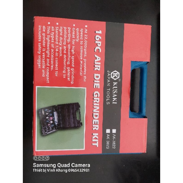 Bộ đánh mài săm Kusaki AK-3823 Japan