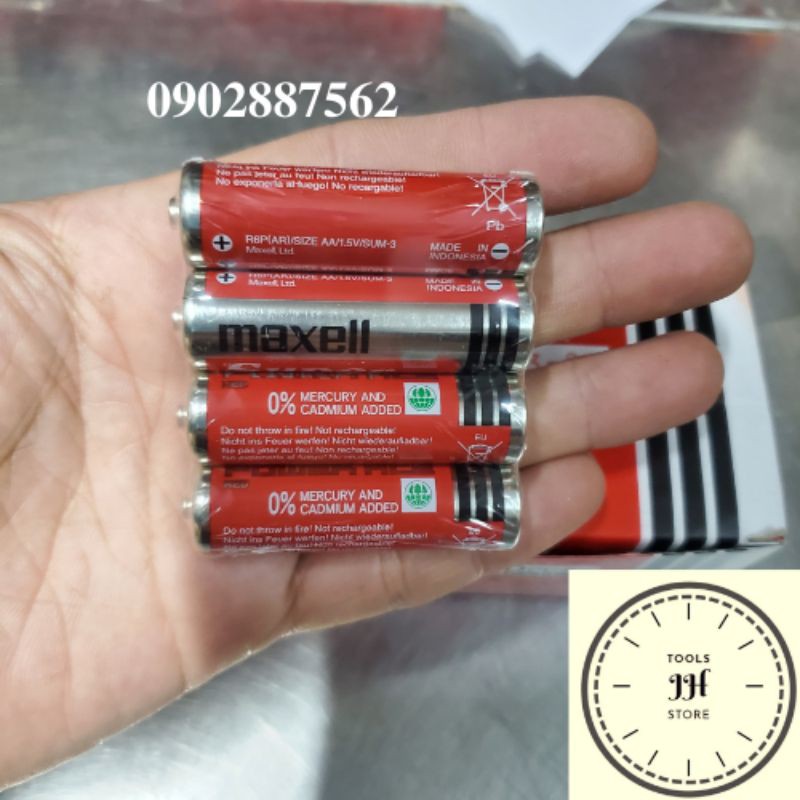 pin AA maxell super red R6P(AR)4P