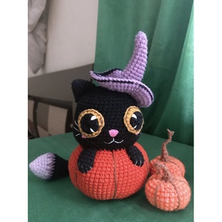 Handmade Thú nhồi bông - Mèo haloween
