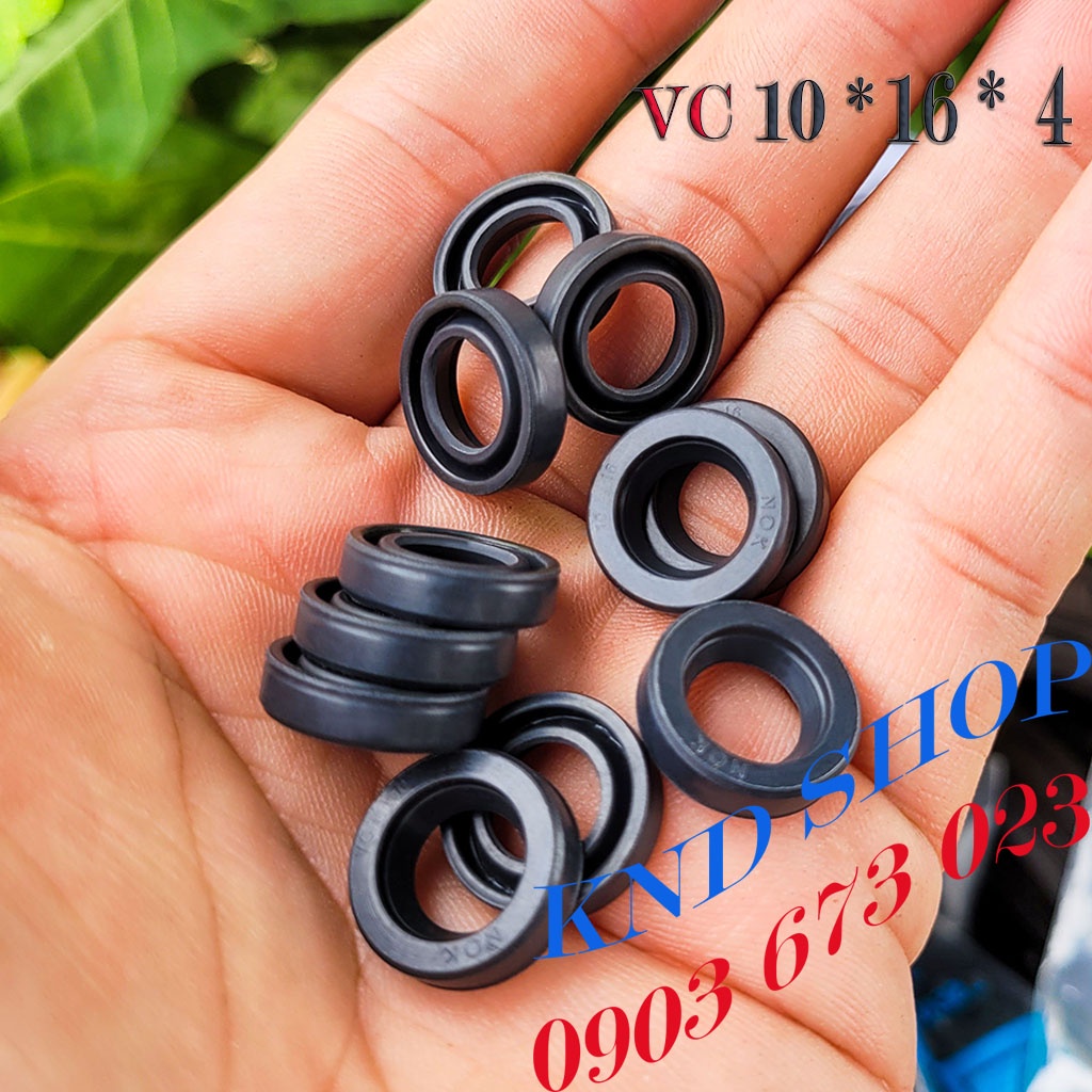 Phốt dầu - phớt nước VC 10*16*4, Phớt chặn nhớt trục chuyên cho phụ tùng máy rửa xe cao áp mimi | KND Shops