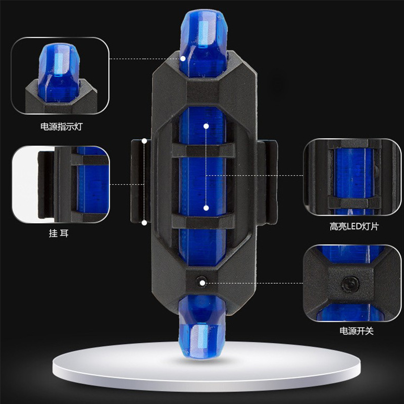 Đèn Led Tín Hiệu Chống Thấm Nước Cho Xe Đạp