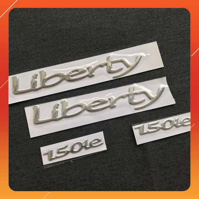 [CỰC RẺ]  BỘ TEM CHỮ LOGO NỔI CHO LIBERTY 150ie