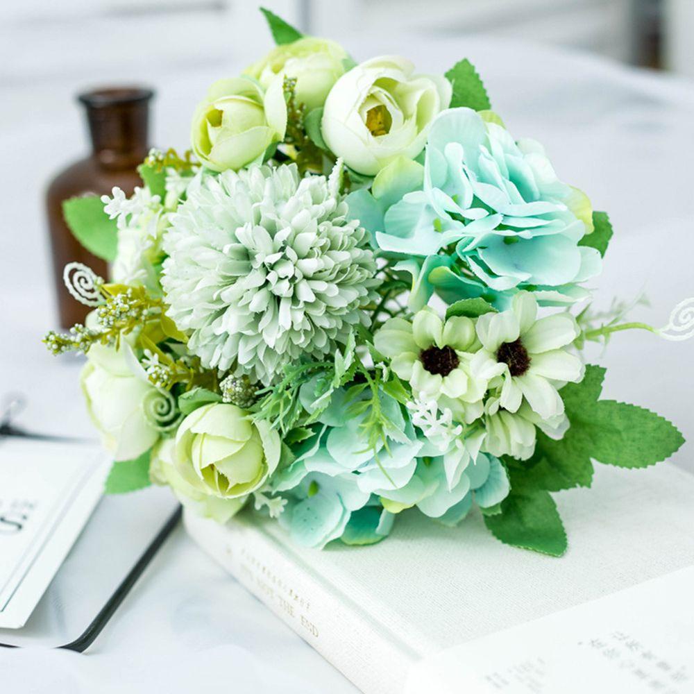 KUNHEV Bó Hoa Mẫu Đơn Giả 7 Bông Trang Trí Tiệc Cưới