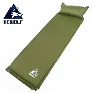 Nệm tự phồng Hewolf dày 5cm, đơn có gối đầu