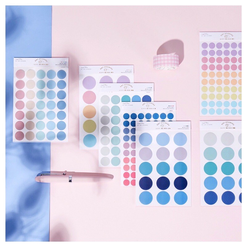 Dot Sticker Hình Dán Chấm Tròn