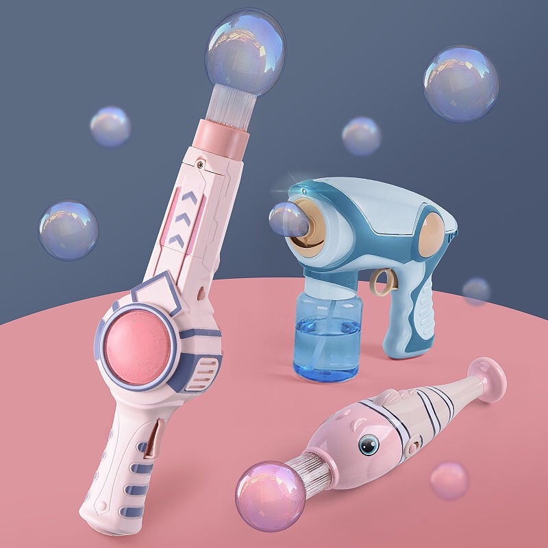 Máy thổi bong bóng tung hứng hình cá, thanh kiếm thân thiện RedTech.