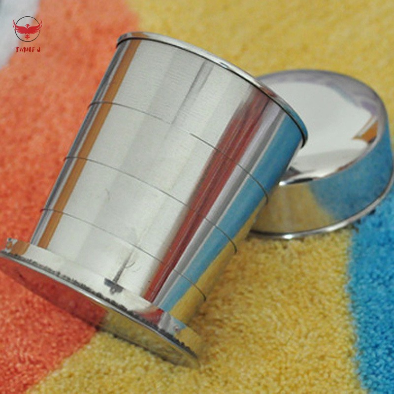 Cốc Nước Bằng Thép Không Gỉ Có Thể Thu Gọn Tiện Dụng