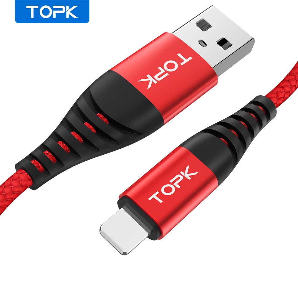 Topk Dây Cáp Sạc an42 usb 8-pin 2.1a 8-pin Chất Lượng Cao