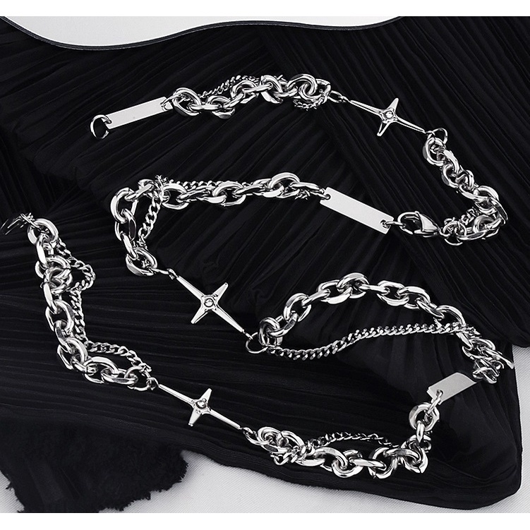 Vòng Tay Nam Thời Trang Asta Accessories Màu Bạc Titan Cao Cấp - Lắc Tay Vòng Tay ENCHANTED