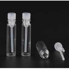 Chai mẫu thử thủy tinh 1 ml , 2 ml , 3 ml - dạng chấm