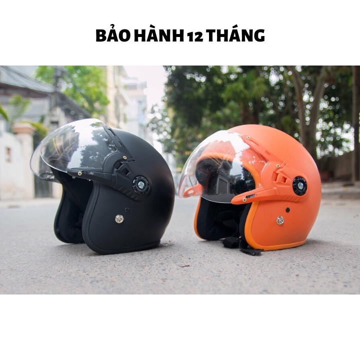 Nón phượt 3/4 có kính chống tia uv hàng công ty