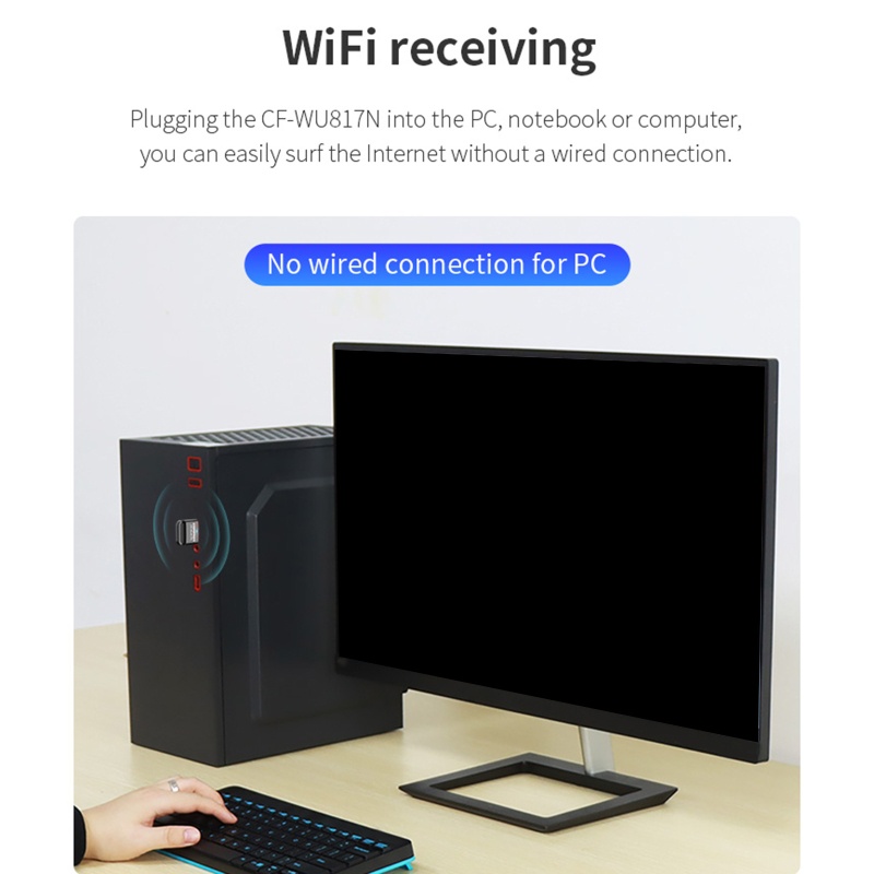 Bộ ChuyểN ĐổI WiFi 2.4GHz Comfast Usb Cho Desktop