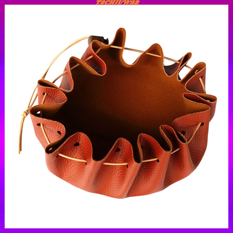 Túi Dây Rút Đựng Đồ Dùng Bằng Da Pu Kích Thước Lớn 15 &quot;Tachiuwa2