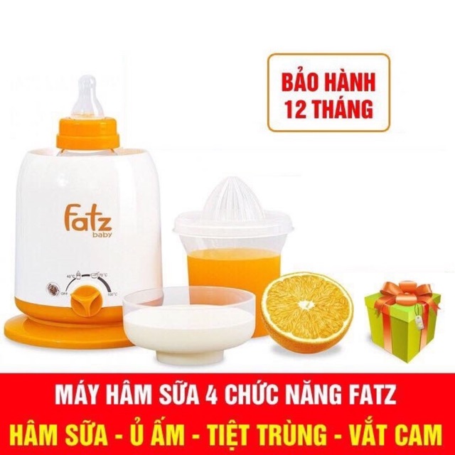 (CHÍNH HÃNG BH 12 THÁNG) Máy hâm sữa và thức ăn 4 chức năng Fatz Baby FB3002SL