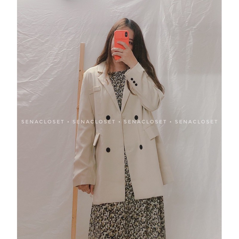 ÁO VEST / BLAZER 2 LƠP FORM DÀI STYLE ULZZANG (Ảnh thật/ Video) | BigBuy360 - bigbuy360.vn