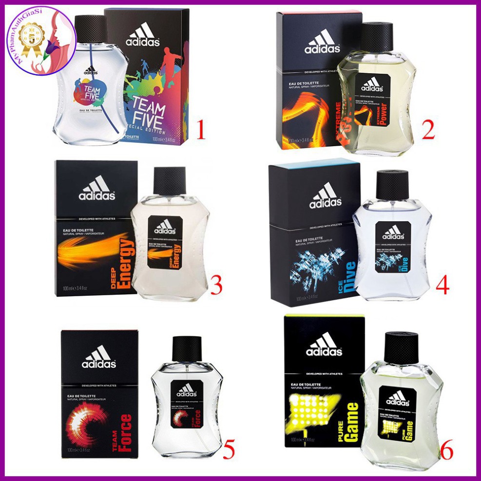 IN1 GDT NƯỚC HOA ADIDAS 100ML 20 IN1