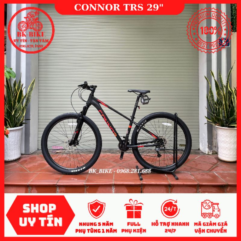 Xe Đạp Thể Thao Connor TRS - Khung Nhôm, Trục Rỗng, Phanh Dầu, Shimano Acera, Vành 29