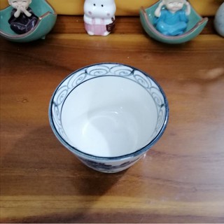 Chén sứ họa tiết xanh