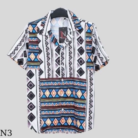 Áo sơ mi tay ngắn nam nữ form rộng sơ mi cổ vest unisex tay lỡ, chất vải lụa mịn chống nhăn_KVIND_store08