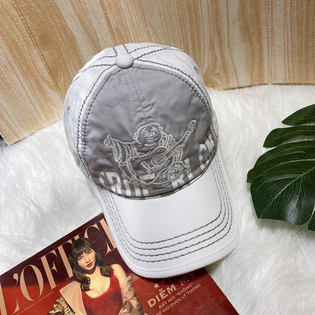 NÓN ÔNG ĐỊA XÁM TRẮNG