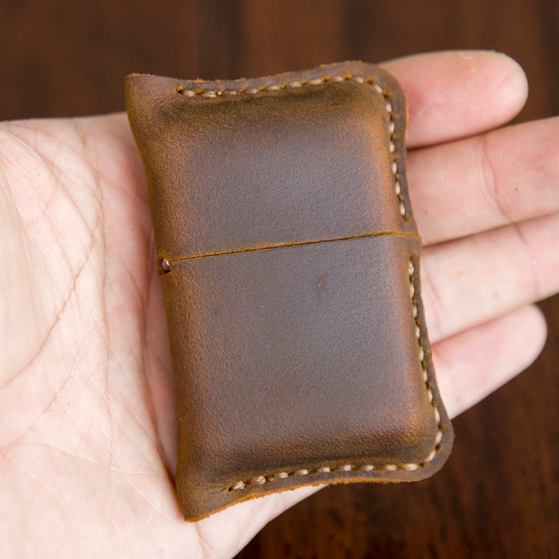 Túi Da Bò Đựng Bật Lửa ZIPPO Thủ Công Thông Dụng