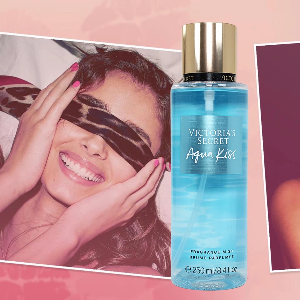 Xịt Thơm Body Mist Victoria’s Secret Aqua Kiss 250ml Hương Thơm Thanh Khiết Chai 250ml
