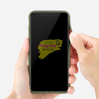 Ốp Lưng Nhám Viền Màu Cho Iphone