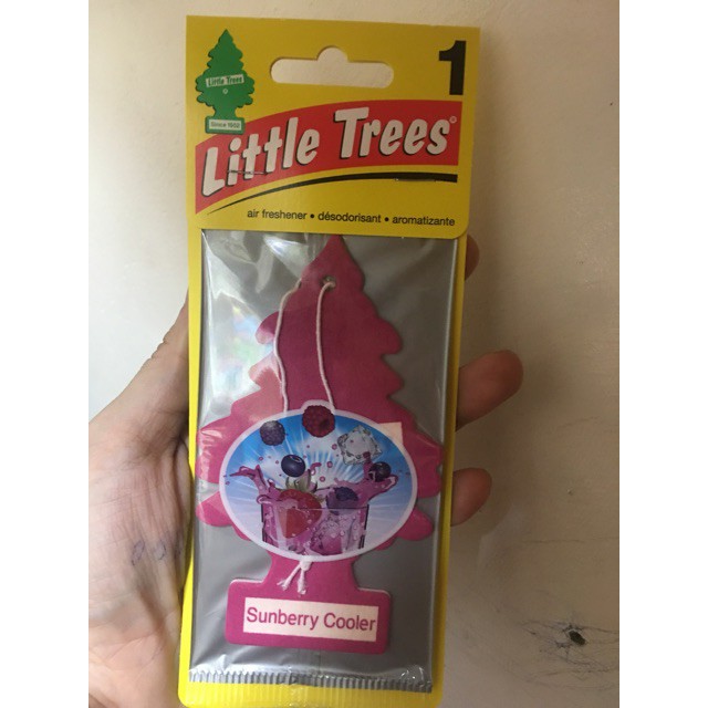 (Có thể chọn mùi ) 1 cây thông sáp thơm little trees khử mùi thơm phòng, treo tủ quần áo, xe hơi
